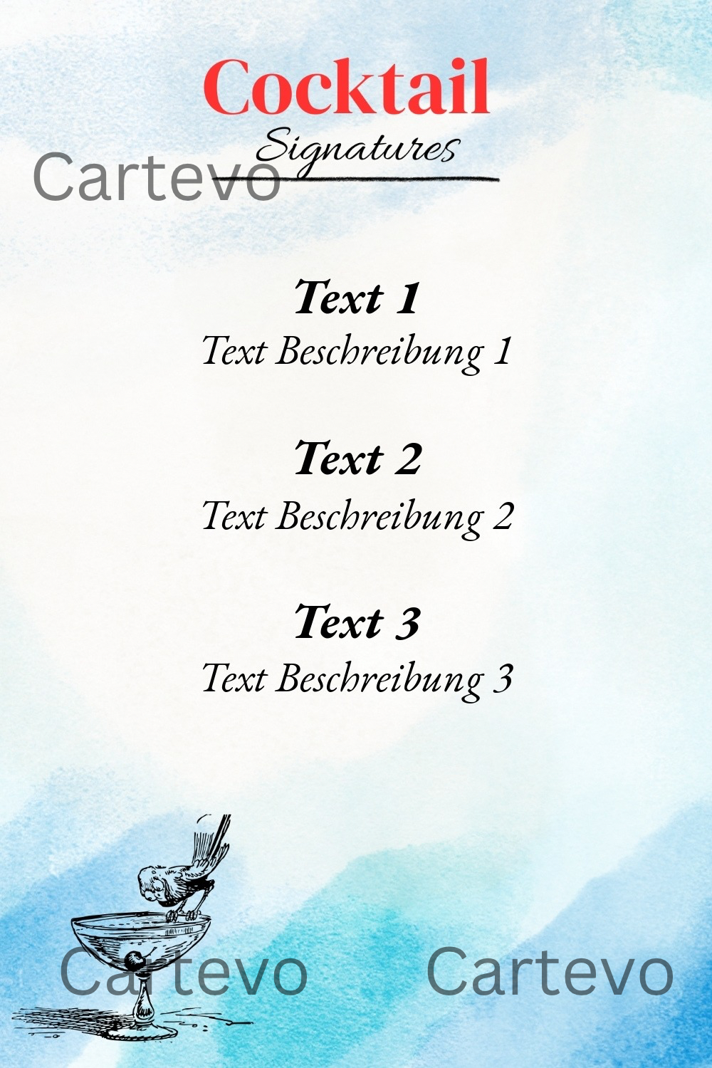 Cocktailkarte Signature (Small)