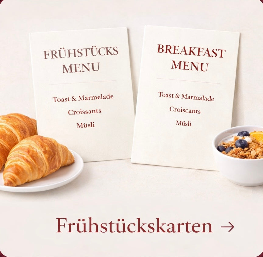 Frühstückskarten
