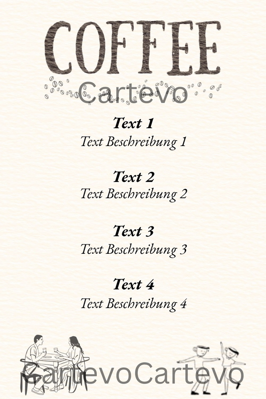 Old Town Kaffeekarte (Big)