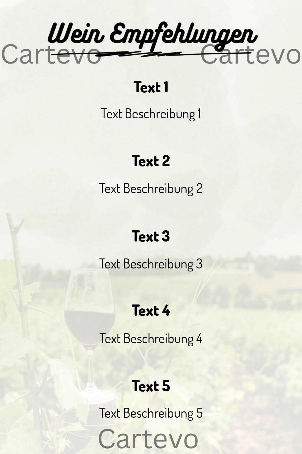 Weinkarte Classic (Big)