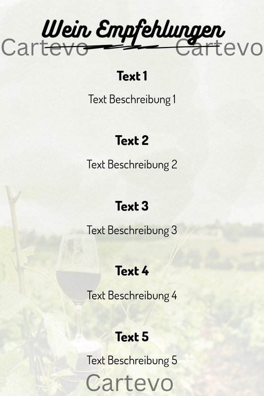 Weinkarte Classic (Big)