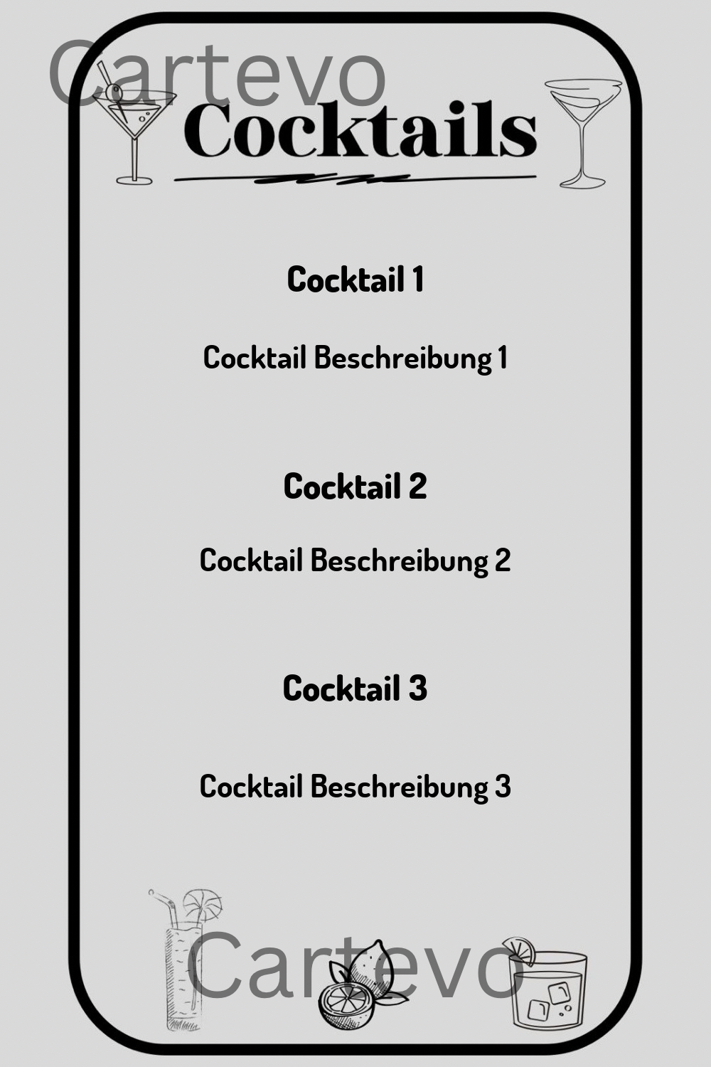 Cocktailkarte V5