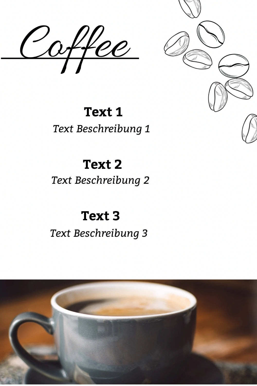 Kaffeekarte Classic (Small)